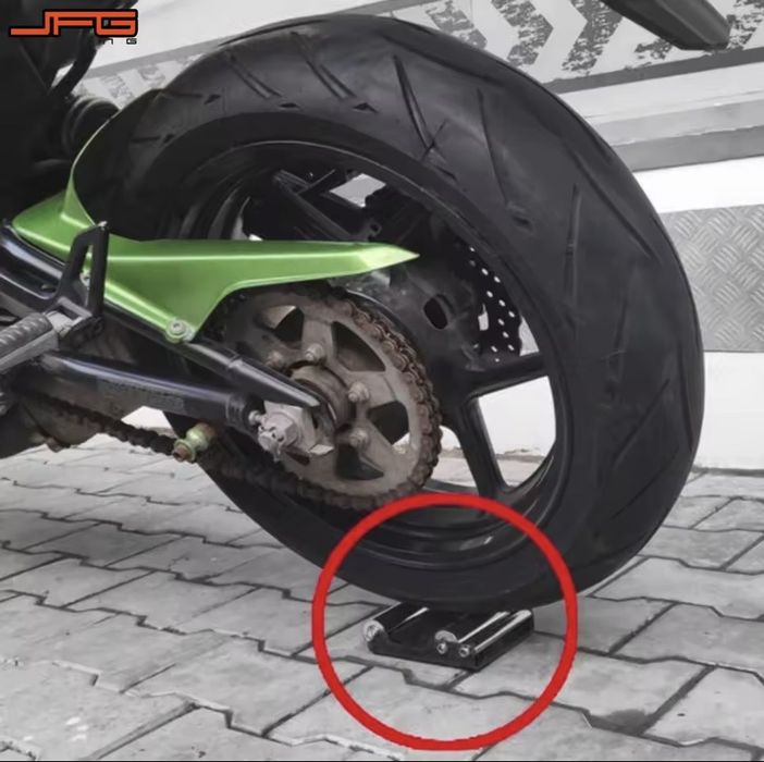 Suporte de rolos para limpeza motas