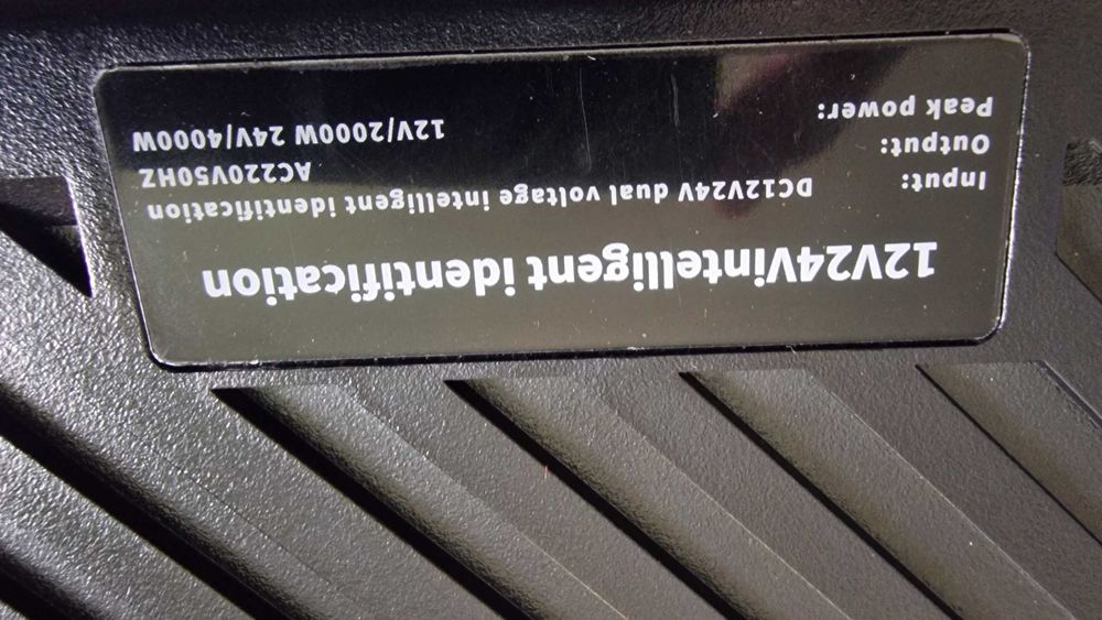 Przetwornica napięcia 12/24v  1200w/2300w