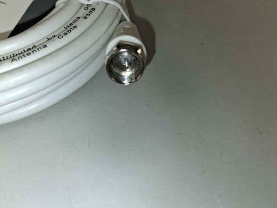 N059 Kabel SAT Hama Classic Line 85 dB F-Plug - F-Plug Biały 5,0m