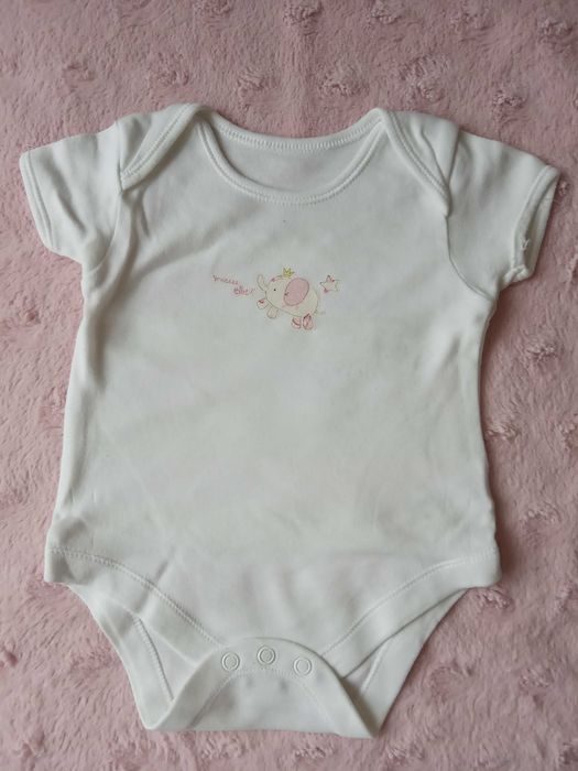 Body dziewczęce z krótkim rękawem, r. 68 Zestaw