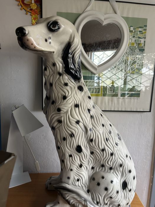 Grande cão em ceramica 70 cm