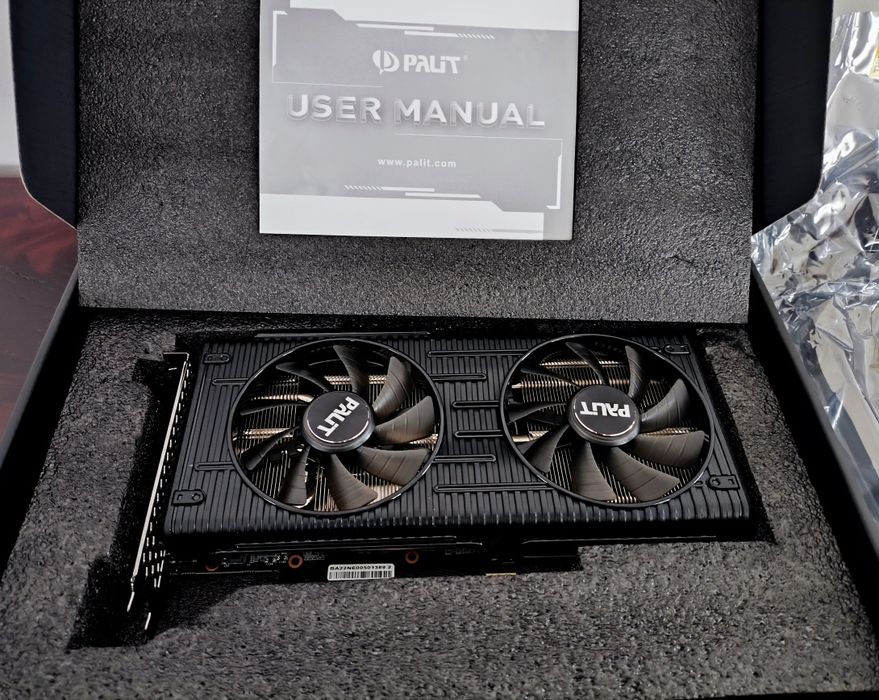 Palit GeForce RTX 3060 Ti Dual 8GB GDDR6 | Stan bdb / Box / Plomby