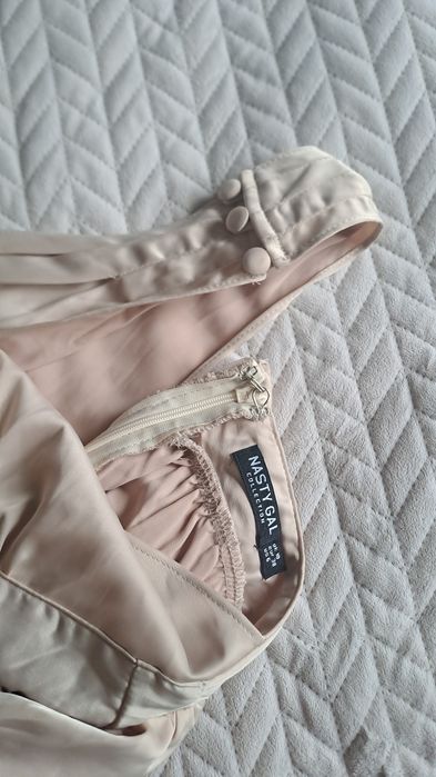 Kombinezon Nasty gal 38 złoty beżowy