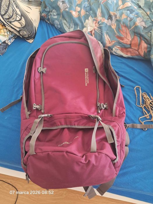 plecak mountain warehouse 60L fioletowy
