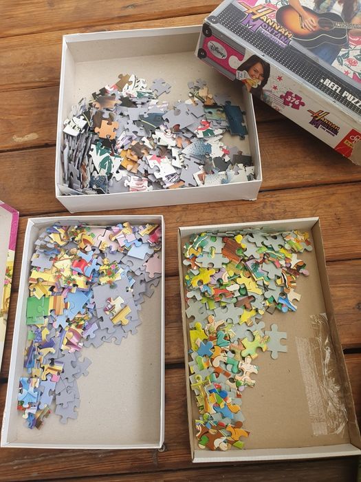 Tornister i puzzle dla dziewczynki