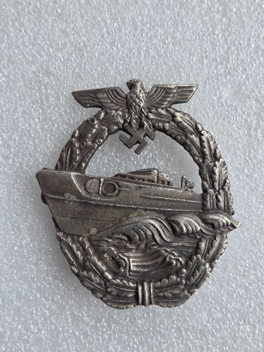 Odznaka Schnellboot Kriegsmarine II wojna światowa (sygnowana)