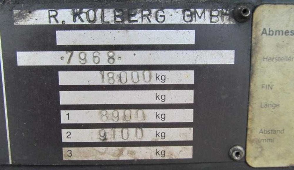 Przyczepa recykler asfaltu R.KOLBERG diesel - LPG * import Niemcy