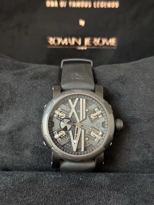 Romain Jerome Titanic DNA Steampunk Black Auto 46 #001/999
