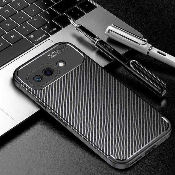Google Pixel 9A AutoFocus Carbon Матовий чохол Протиударний