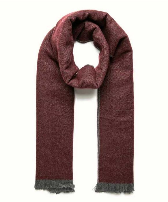 Шарф KOTON меланж темно-бордовий кежуал акрил
