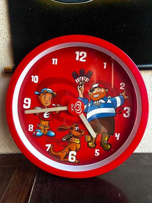 Relógio de Parede Promocional Vintage Olá Gelados