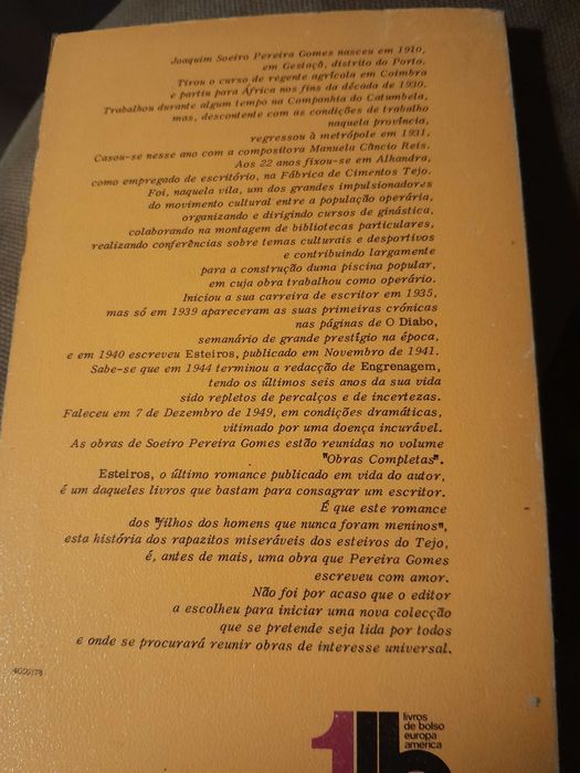 Esteiros - livros de bolso