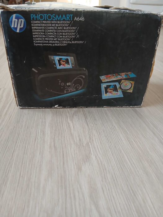 Pack Impressora Fotográfica HP Photosmart A646 Bluetooth + Papel Fotográfico + Acessórios