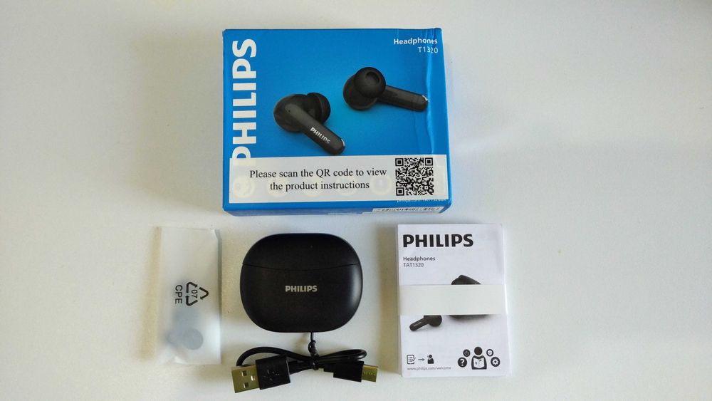 Auriculares bluetooth sem fio marca Philips novos.