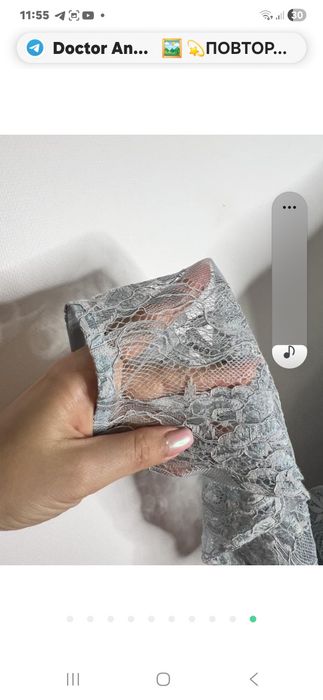 Мереживна блакитна сукня XL 18р.