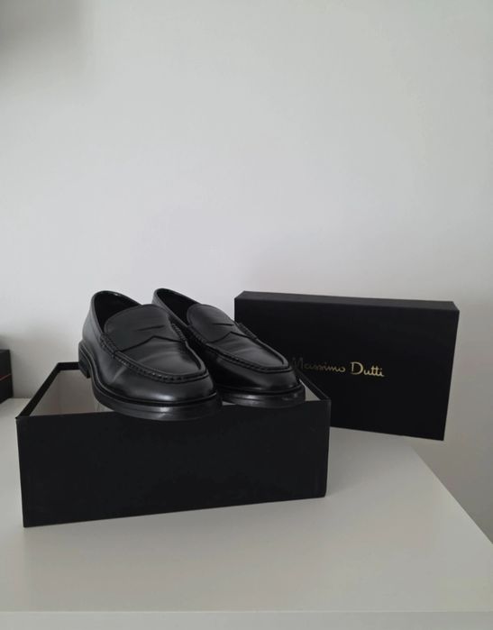 Sapatos Clássicos de pele Massimu Dutti