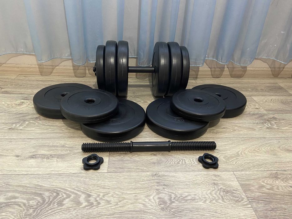 Гантели разборные наборные 2 по 25 гантелі розбірні нові 25 кг