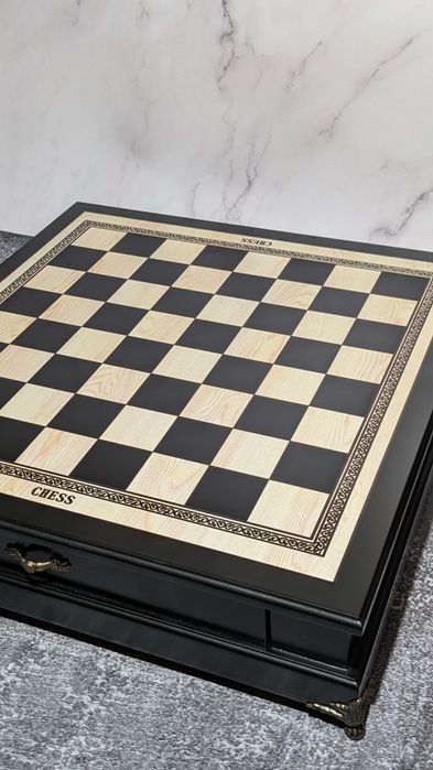 В наявності 1 комплект ‼️Шахи VIP класу | Дерево + метал | Подарунок