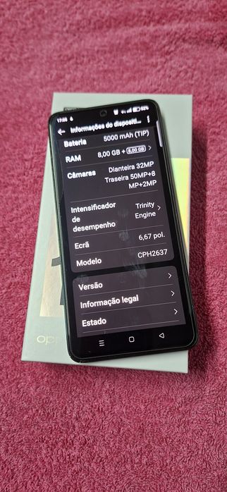 OPPO Reno 12 F 5G. 256 GB 8 GB RAM