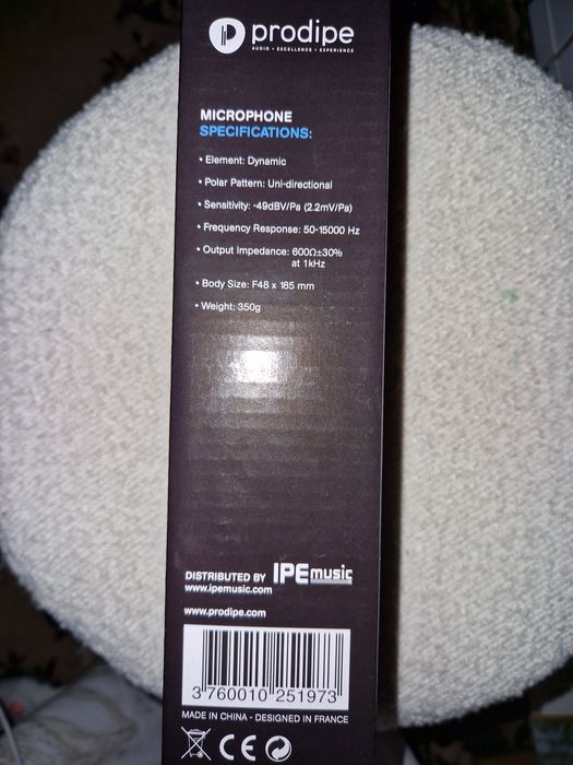 Mikrofon dynamiczny prodipe Lanen TT1