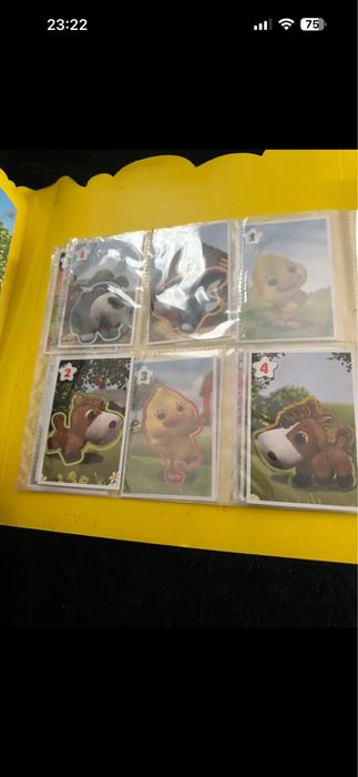 caderneta de colecionáveis "Amigos da Quinta" do Lidl