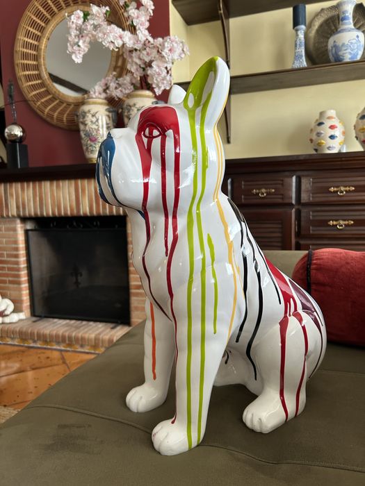 Peça decor em louça 48 cm altura