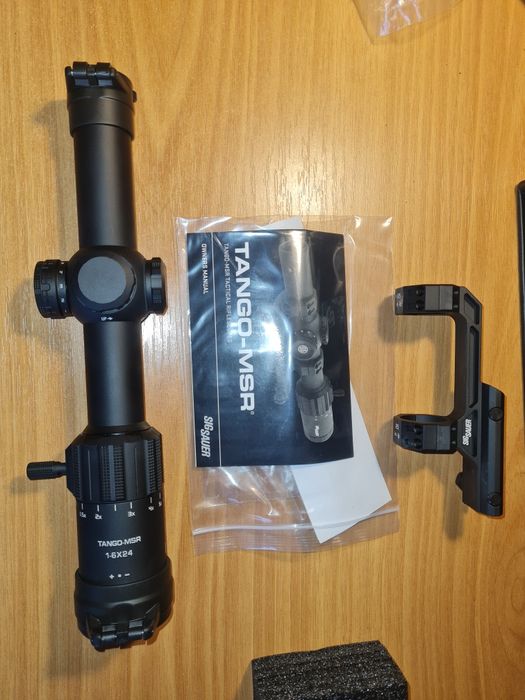 Продам приціл SIG SAUER TANGO-MSR 1-6/28 6тикратний  загонник і є 8ми кратний