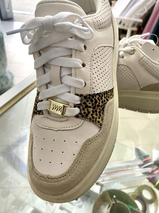 Tenis Marina Mello n.38 pele bege/tigre