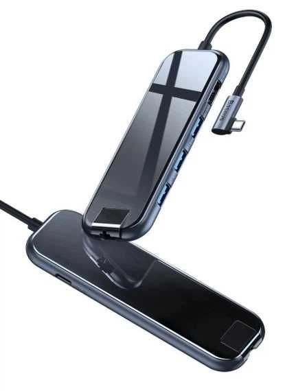 USB-хаб 5-in-1 Baseus Multi-functional HUB Deep gray (CAHUB-DZ0G)