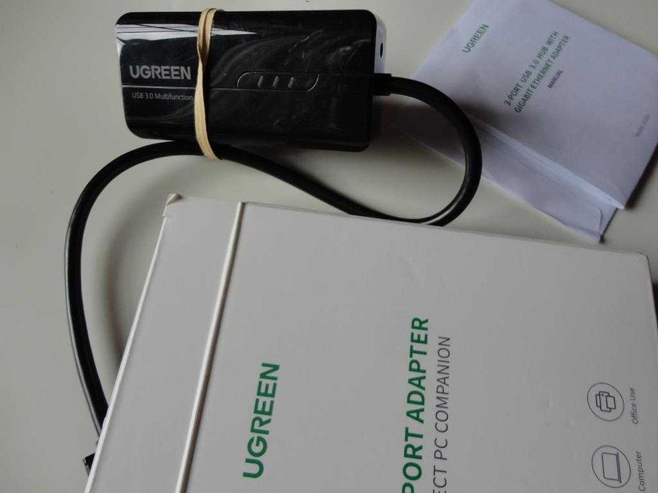 Hub Ugreen USB 3.0 - Ethernet RJ45