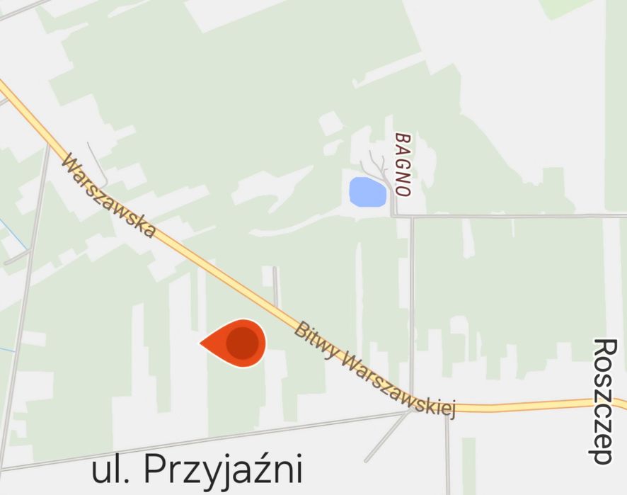 Działka budowlana Roszczep - Widok 2
