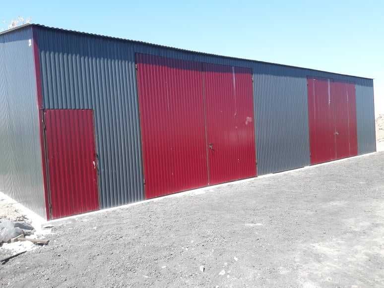 GARAŻ BLASZANY Grafit – Konstrukcja - Magazyn - Hala - GRZYWSTAL*