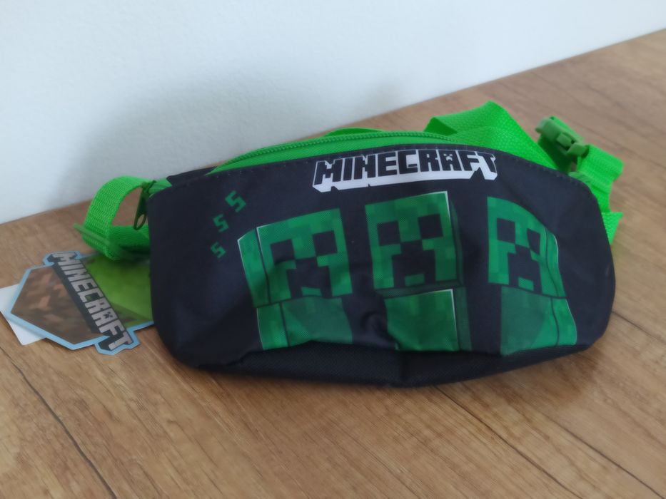 NOWA Saszetka, nerka MINECRAFT z metką