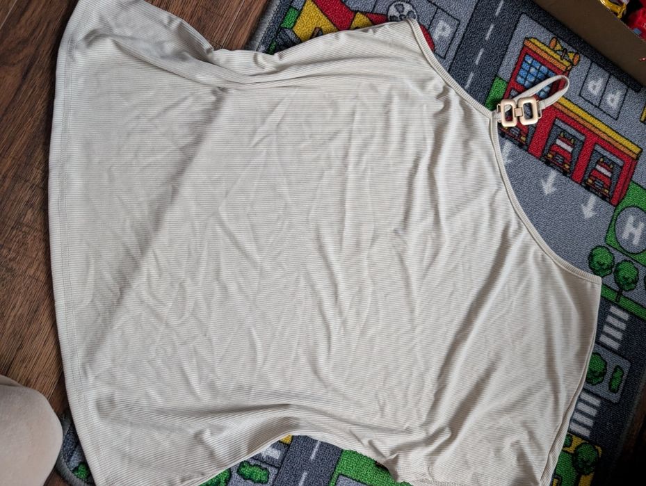 Nowy komplet damski prążkowany legginsy i bluzka rozm xl shein