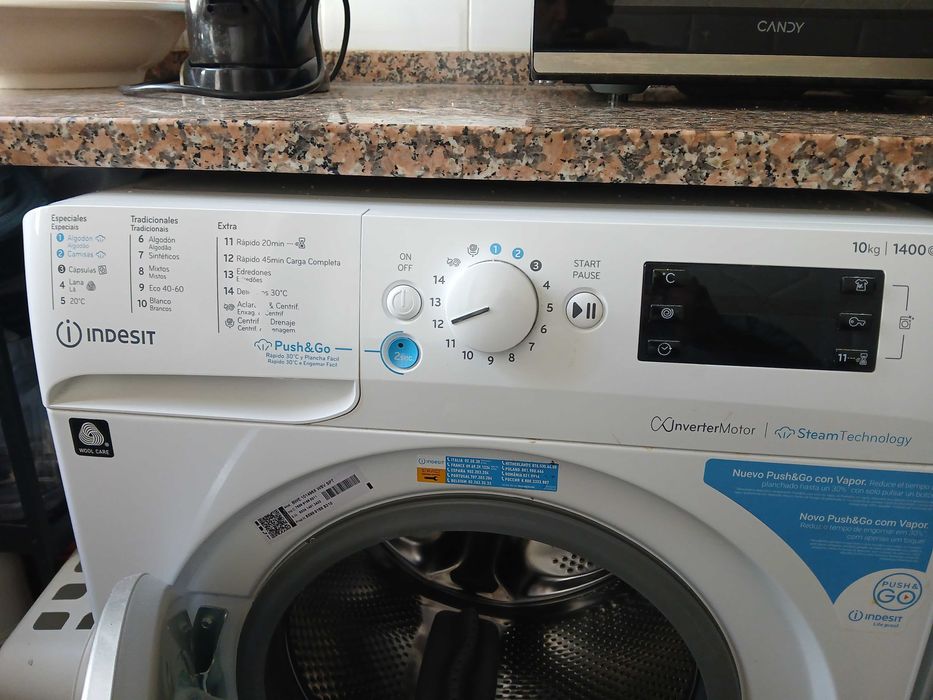 Máquina lavar roupa indesit 10kg capacidade