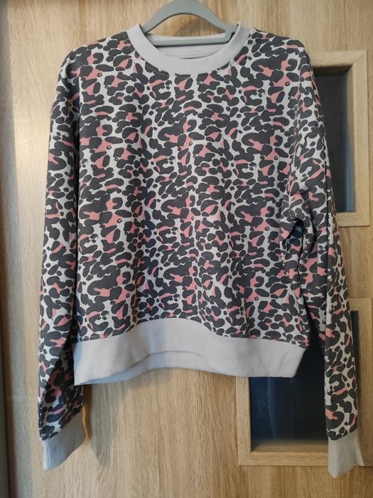 Bluza różowo-szara panterka Tom&Rose rozm. S/M