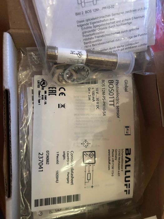 Balluff Photoelectric Sensor BOS01TT433986163820482561