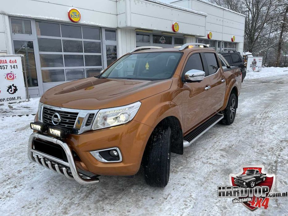 Orurowanie Przednie Rury Zderzak Nissan Navara NP300 kły