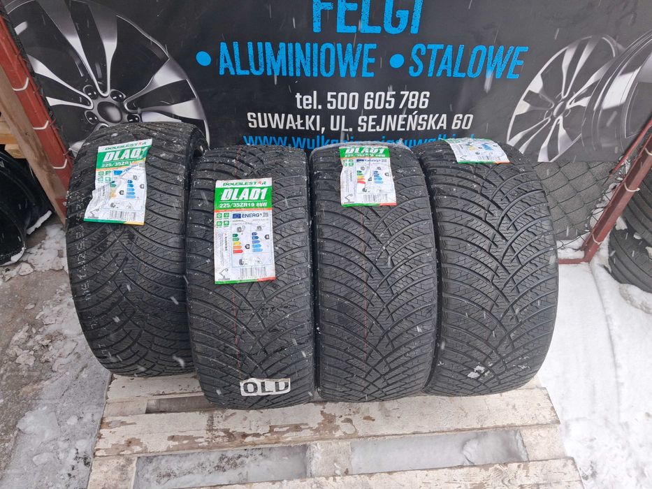 4x NOWE opony wielosezonowe 225/35 R19 Doublestar 22r Gwarancja Montaż