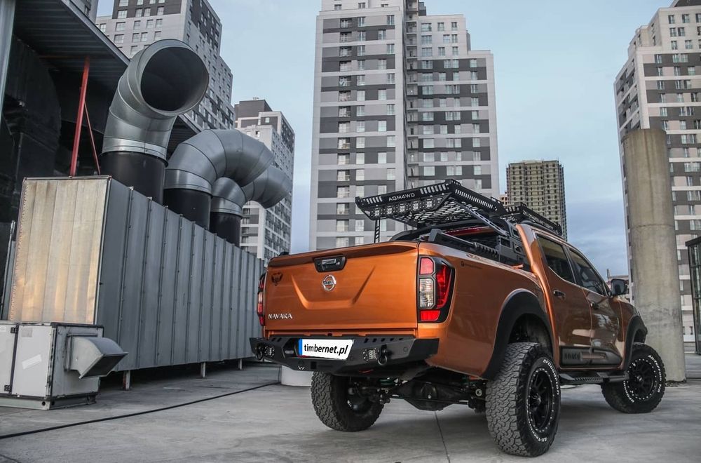 Nissan Navara orurowanie paki COMBAT z koszem