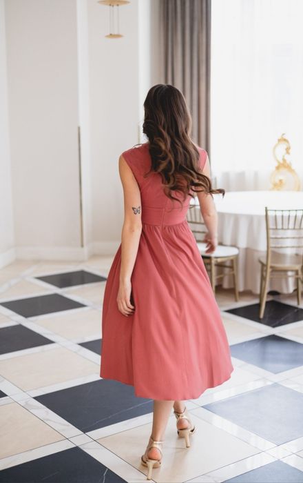 Sukienka Zalsqa Carmen marsala XS