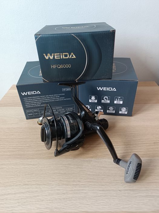 Kołowrotek karpiowy Weida HFQ6000 z baitrunnerem