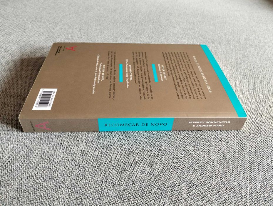 Livro "Recomeçar de novo" de Jeffrey Sonnenfeld & Andrew Ward