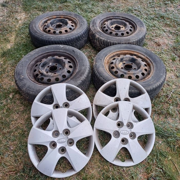Koła zimowe,   kołpaki Kia  15"
