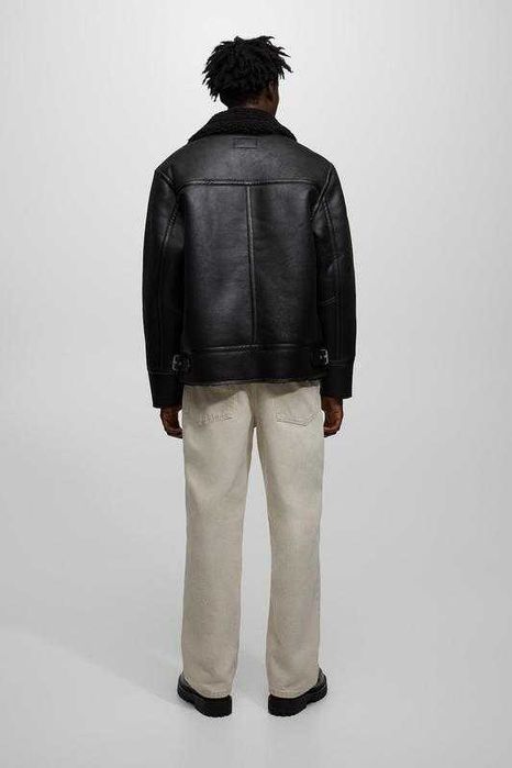 Джинсы pull&bear  евро 44 л-хл светлый беж плотные