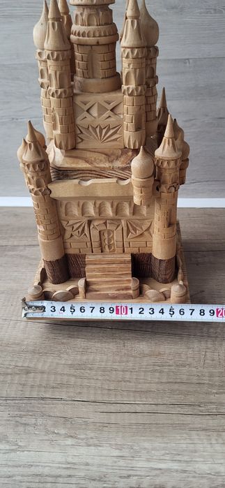 Шкатулка Храм,Замок дерево. Ручная работа