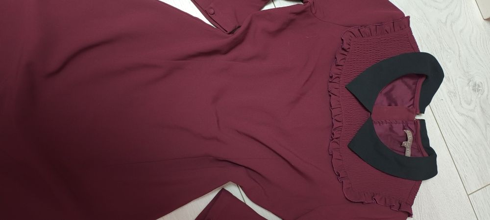 Плаття бургунді 2025 весна-літо