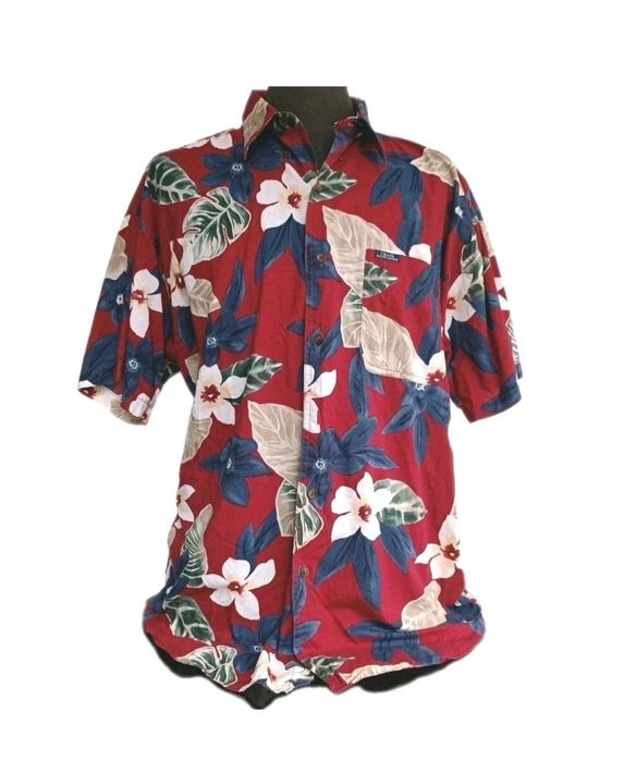 Camisa Homem Chaps Ralph Lauren tipo Havaiana tamanho L padrão Floral