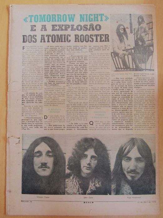 Jornal Disco Música e Moda, Beatles, 1971