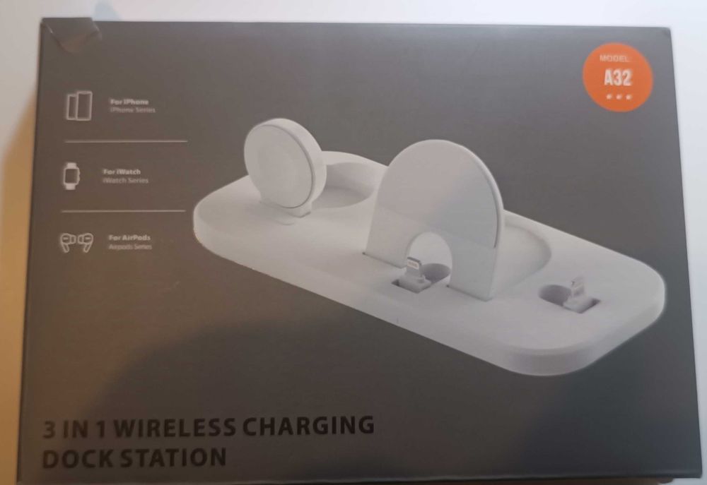 Stacja dokująca ładowarka indukcyjna  iphone, iwatch, ipoods